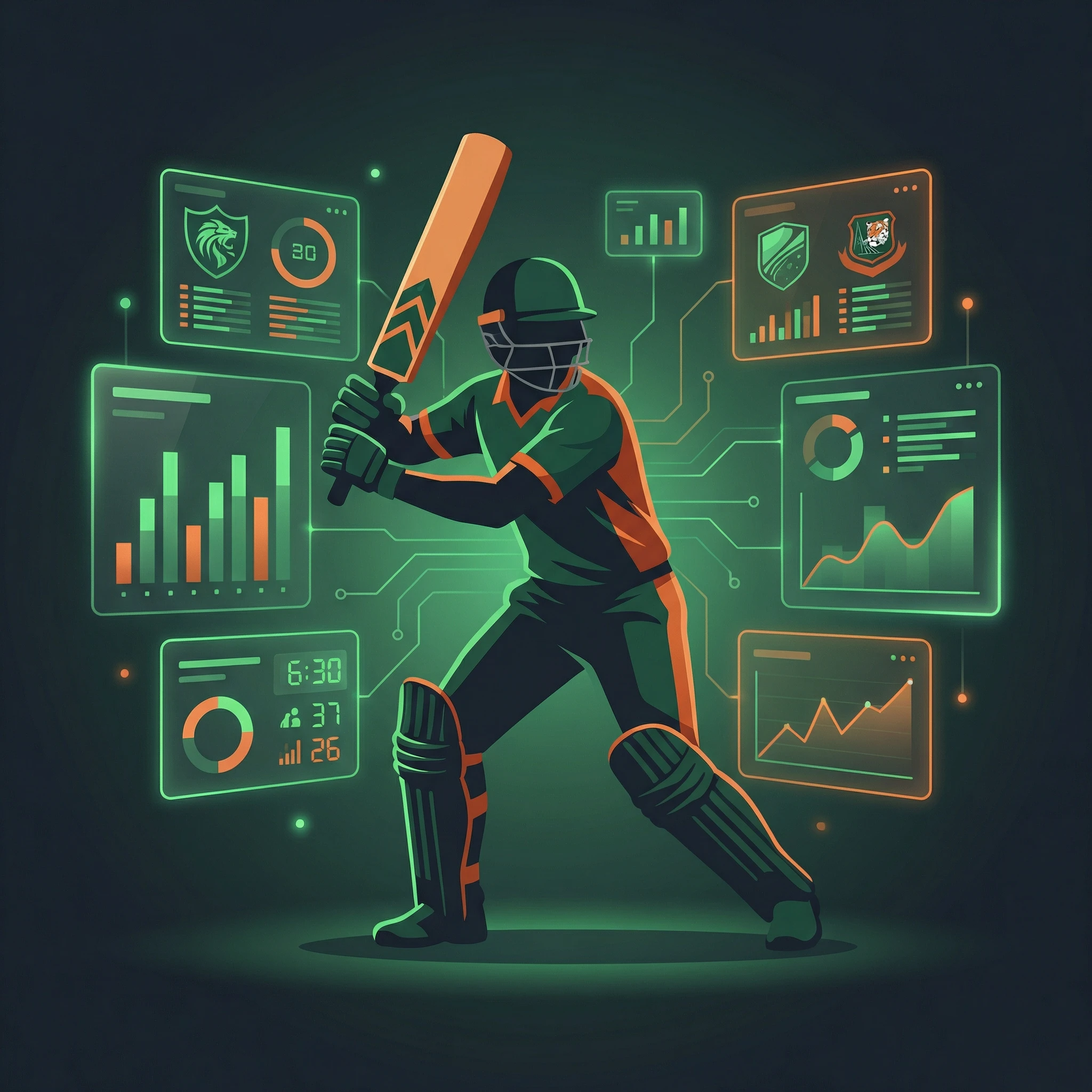Cricket Community Illustration