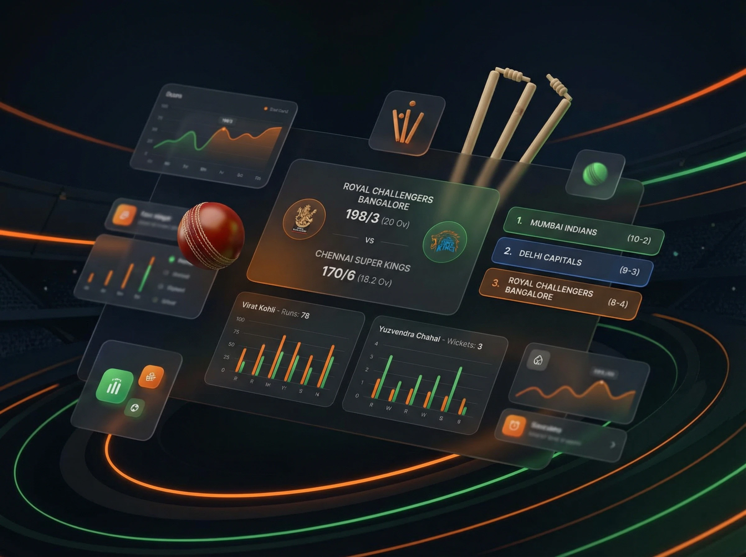 StumpVision Cricket Management Dashboard